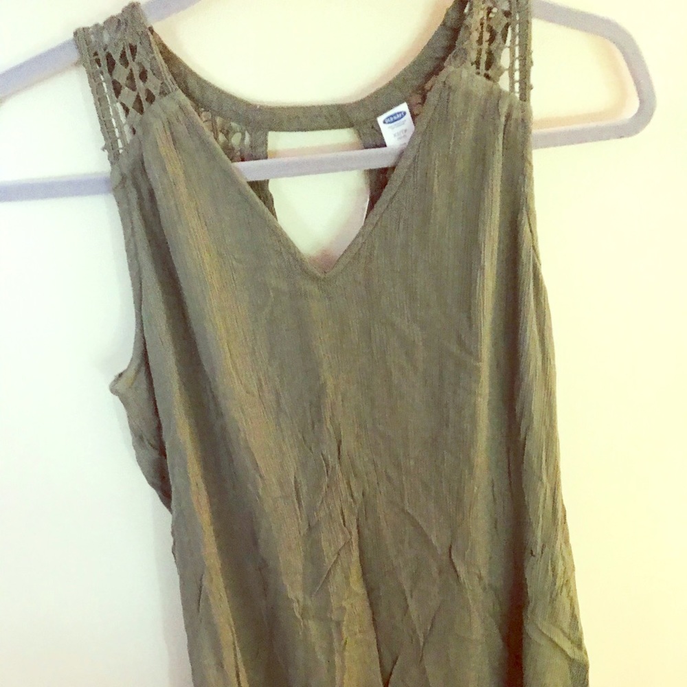 Green linen never worn Old Navy Dress